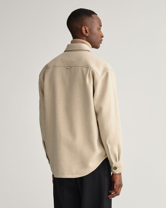 Wool Blend Overshirt