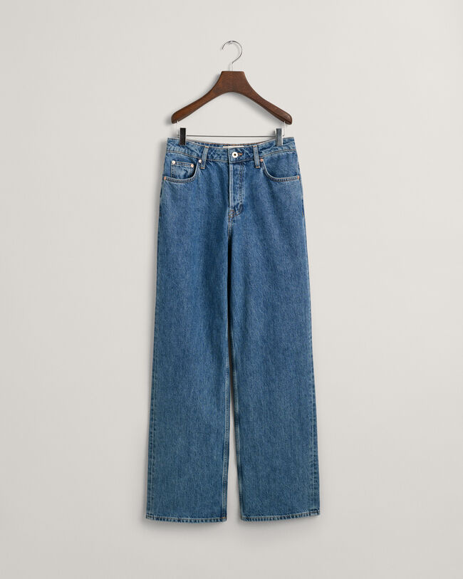 Relaxed Straight Leg Jeans