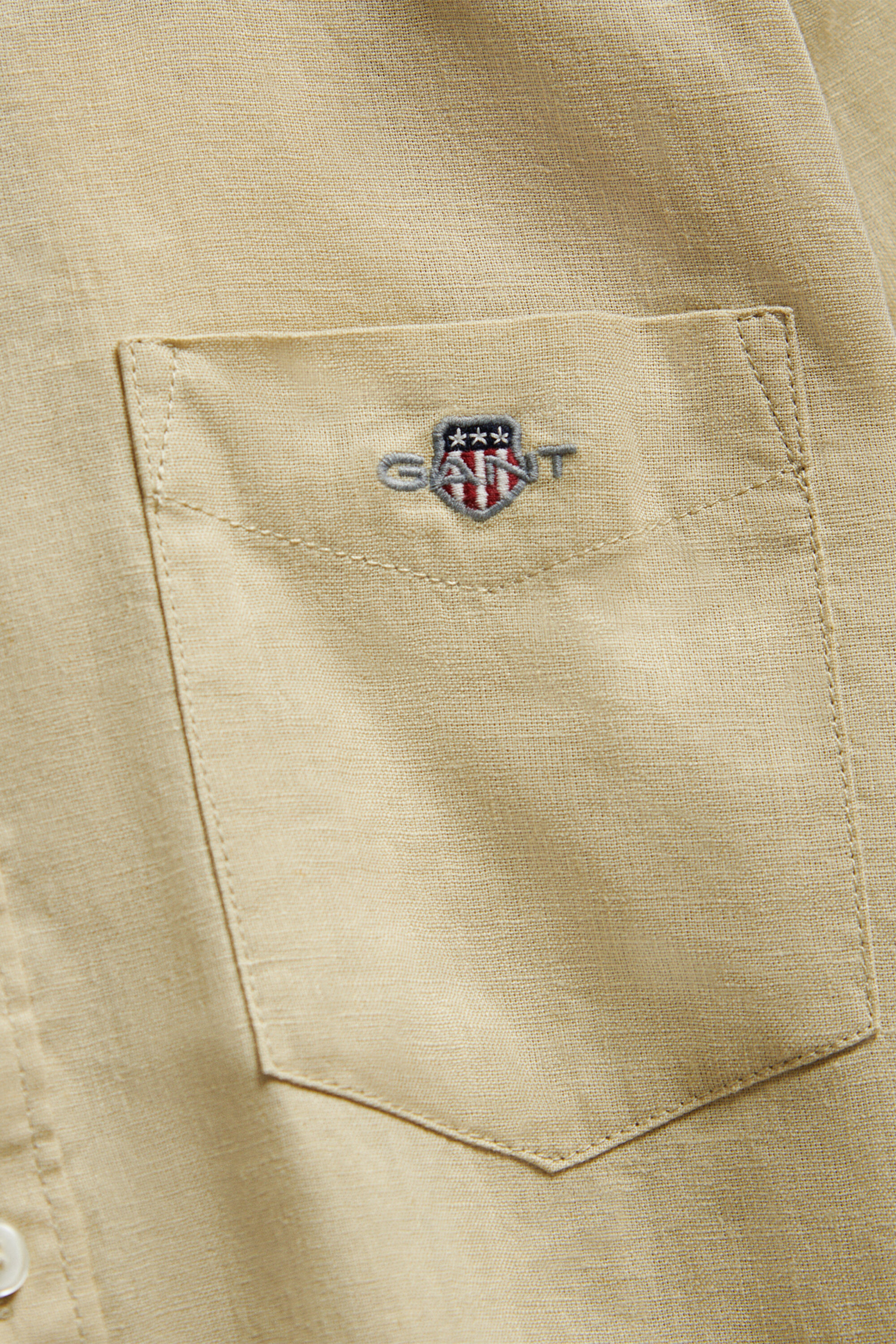 Teen Boys Linen Blend Shirt