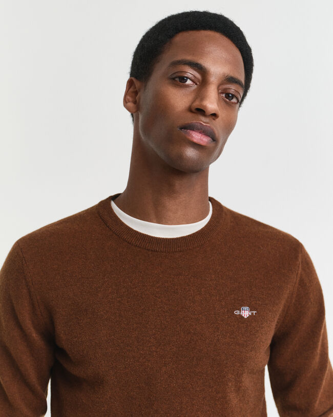 Superfine Lambswool Crew Neck Sweater