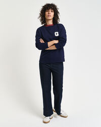 G Badge Crew Neck Sweatshirt