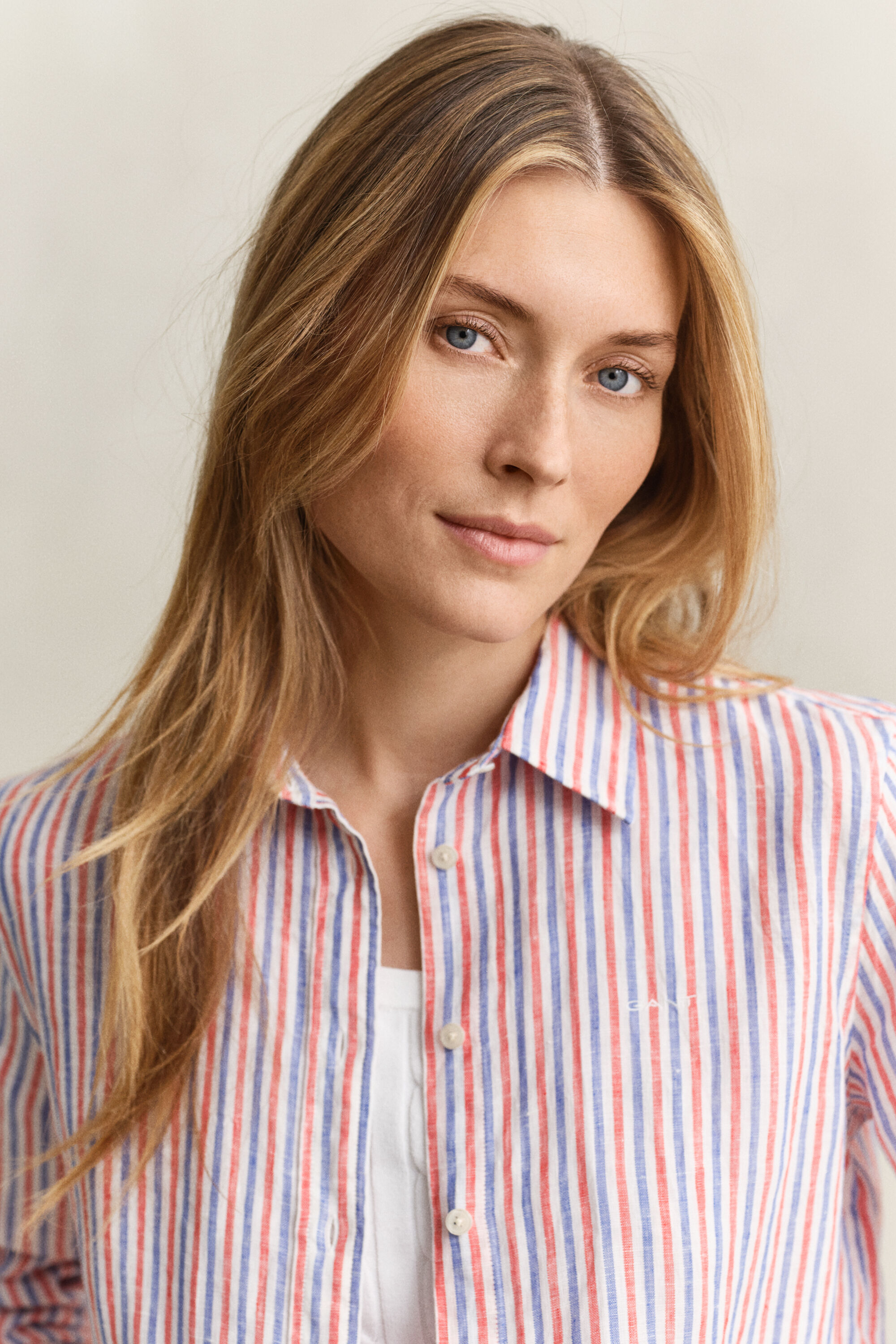 Regular Fit Striped Linen Shirt