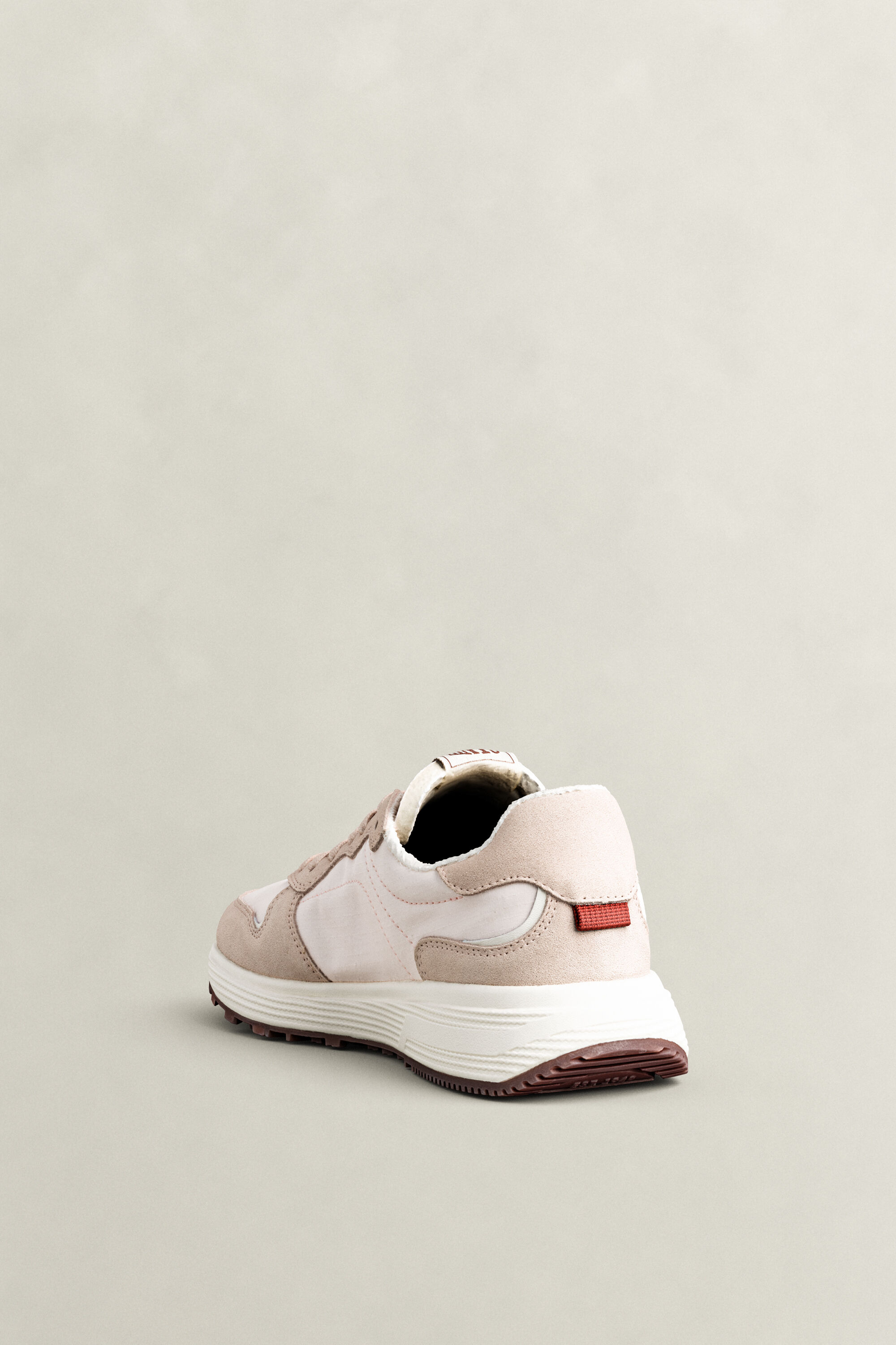 Beywin Suede Nylon Sneakers — LIGHT PINK