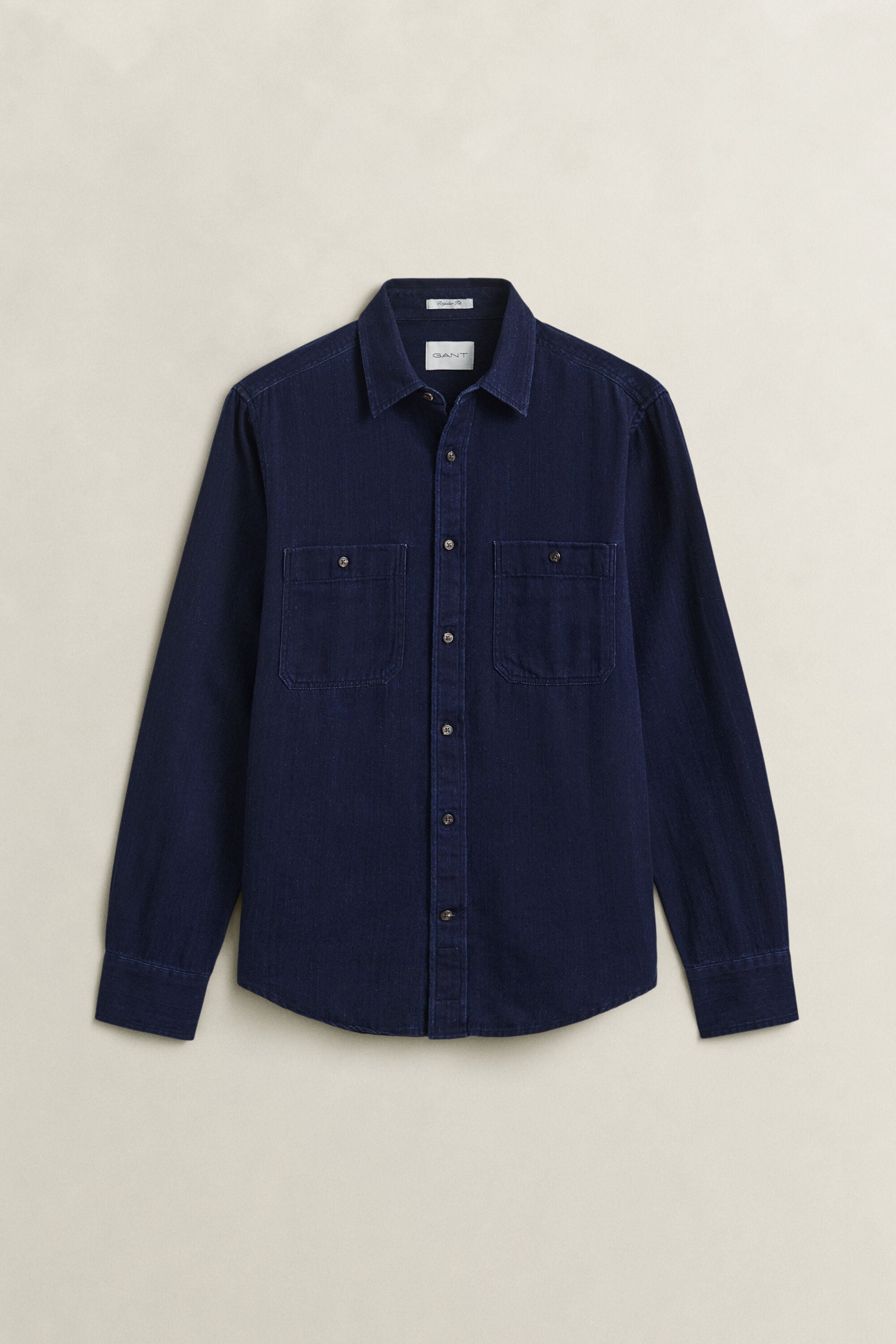 Indigo Herringbone Shirt