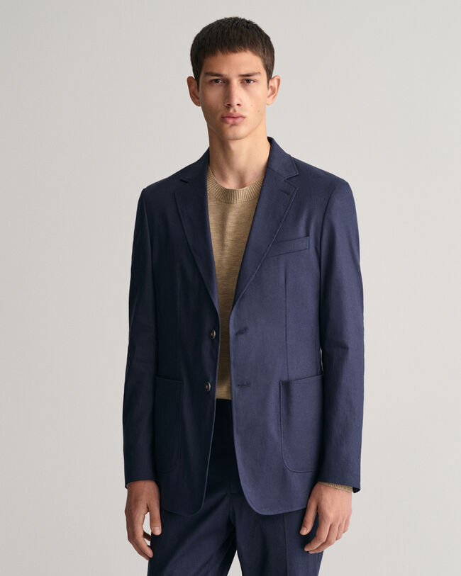 Cotton Linen Suit Blazer