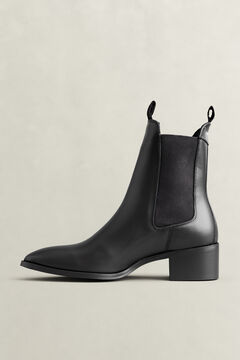 St Broomly Leather Chelsea Boots — BLACK 4