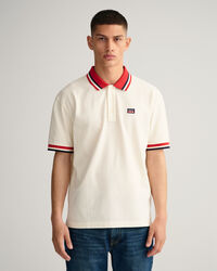 Retro Flag Piqu&eacute; Polo Shirt