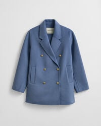 Handstitched Detail Pea Coat