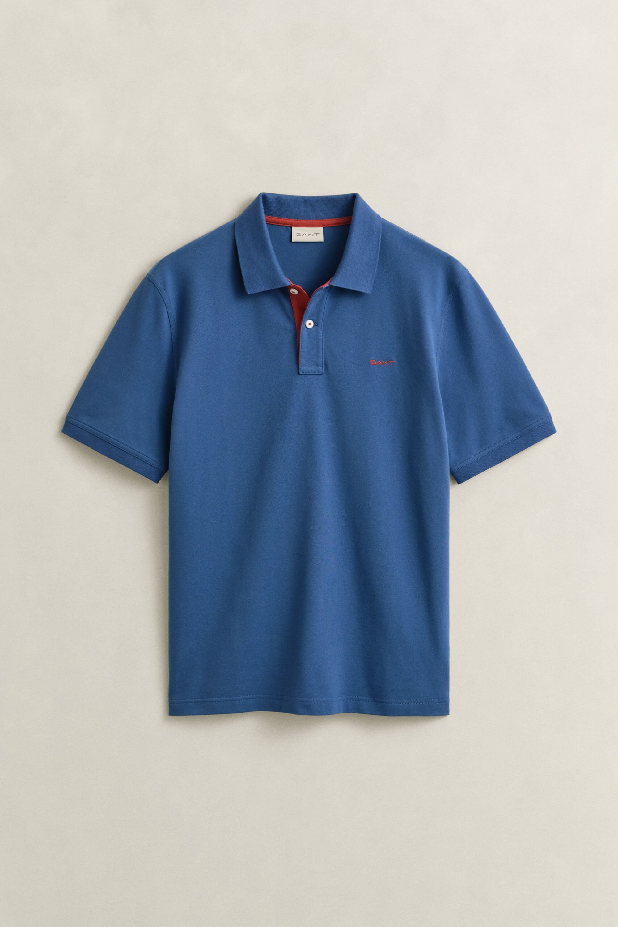 Contrast Piqué Polo Shirt