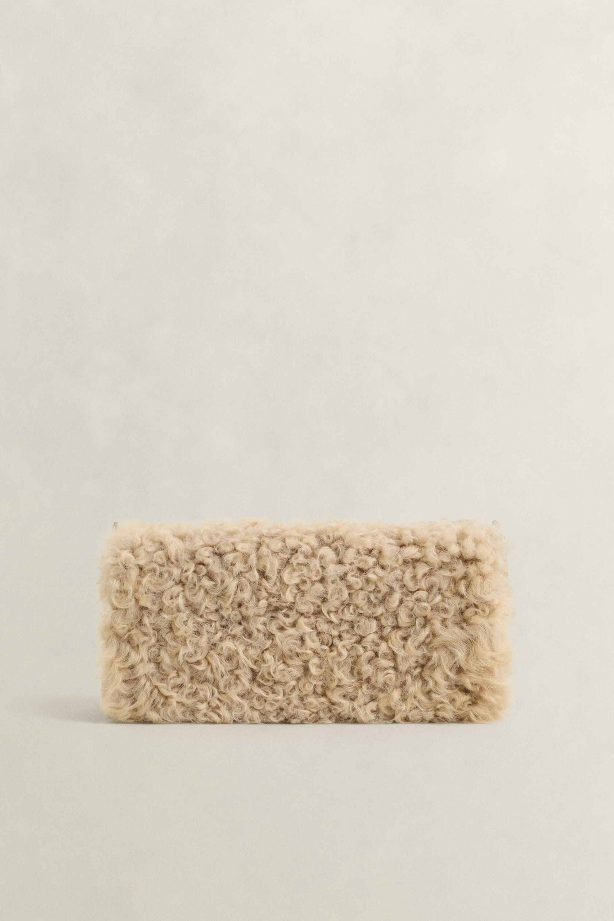 Shearling Clutch