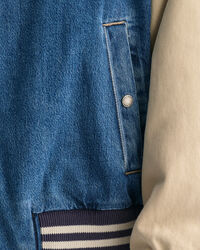 Denim Varsity Jacket