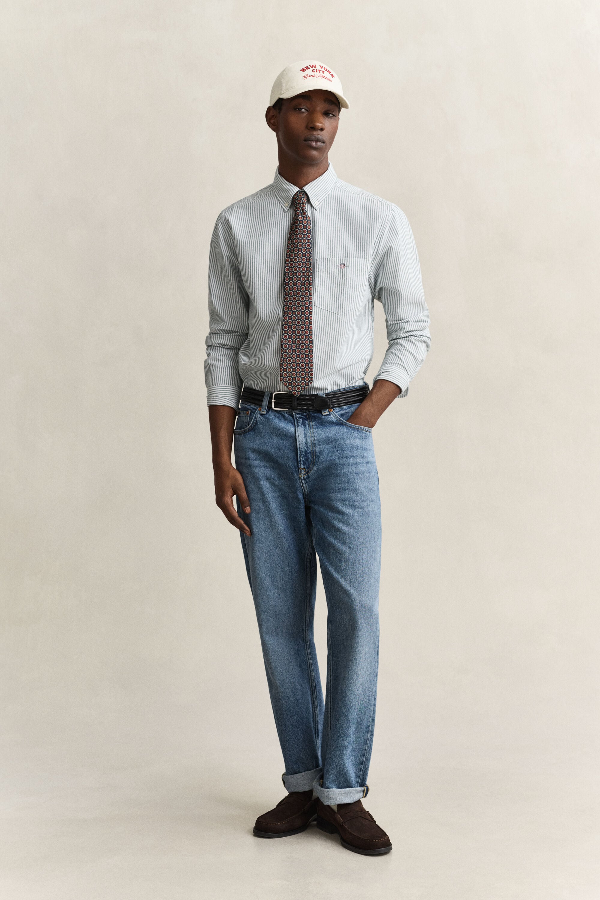 Classic Regular Striped Oxford Shirt