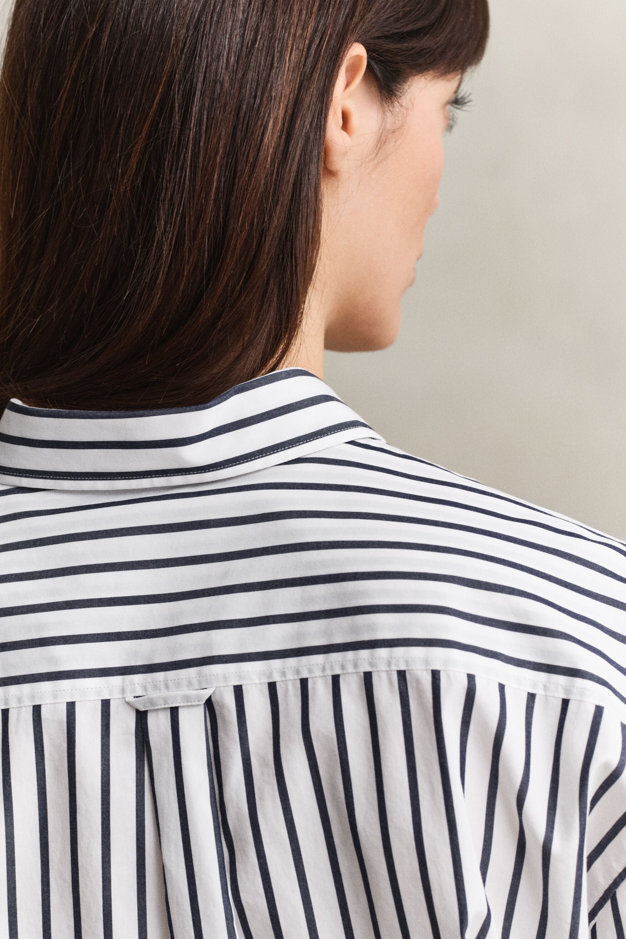 Relaxed Fit Striped Classic Poplin Shirt