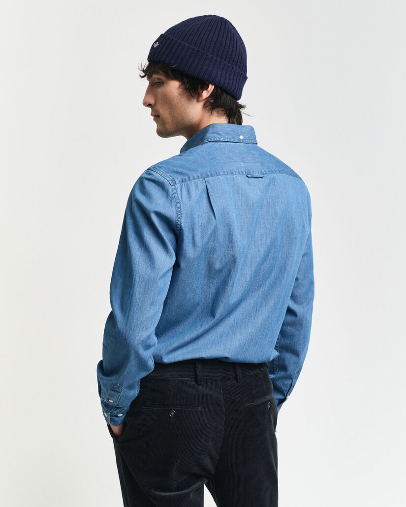 Slim Fit Indigo Shirt