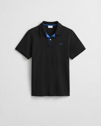 Contrast Piqué Polo Shirt