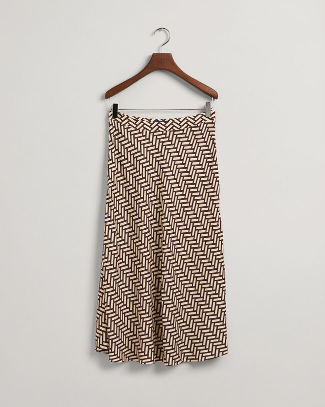 Geometric A-Line Skirt