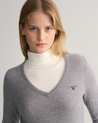 Extra Fine Lambswool V-Neck Sweater