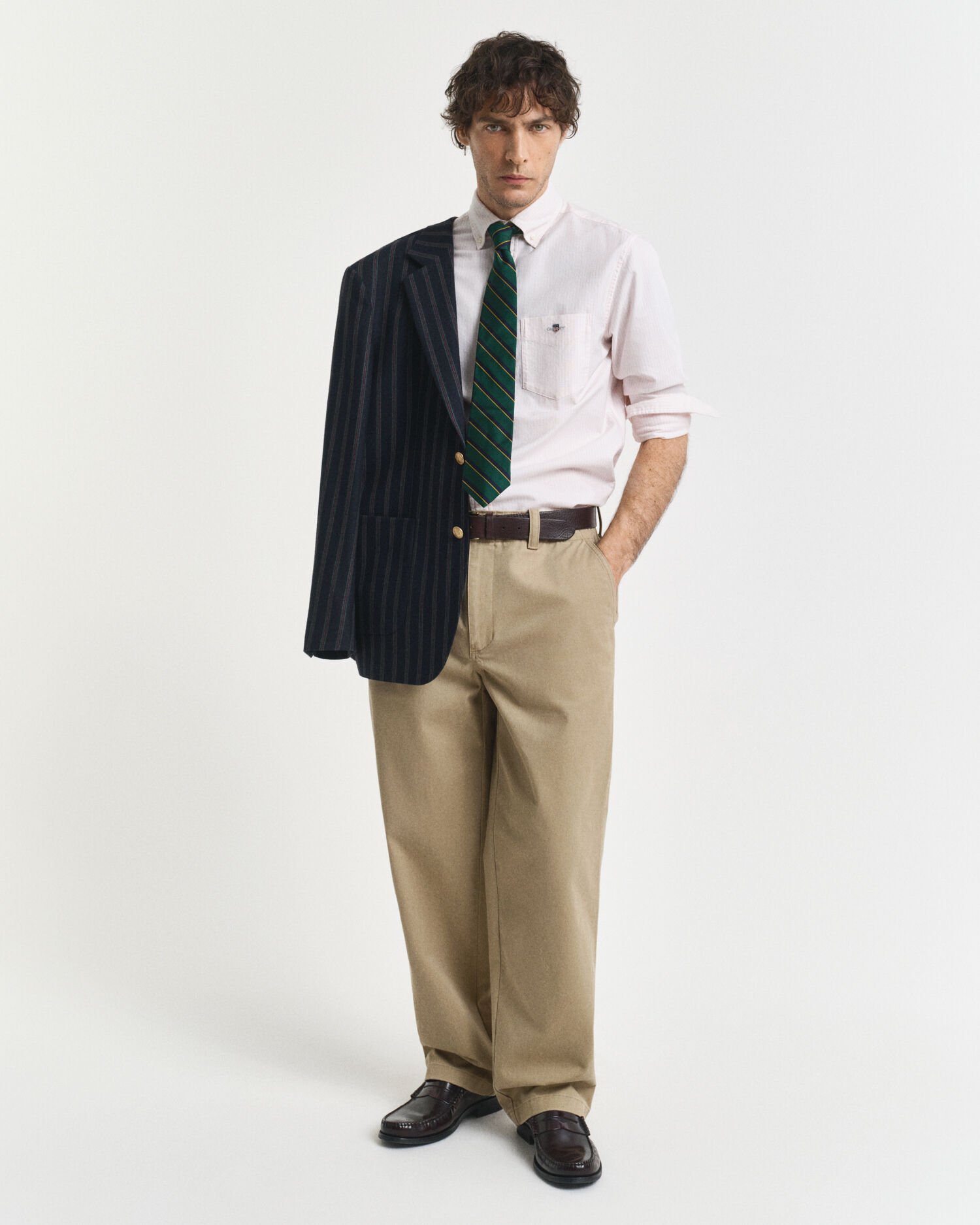Banker Stripe Classic Oxford Shirt