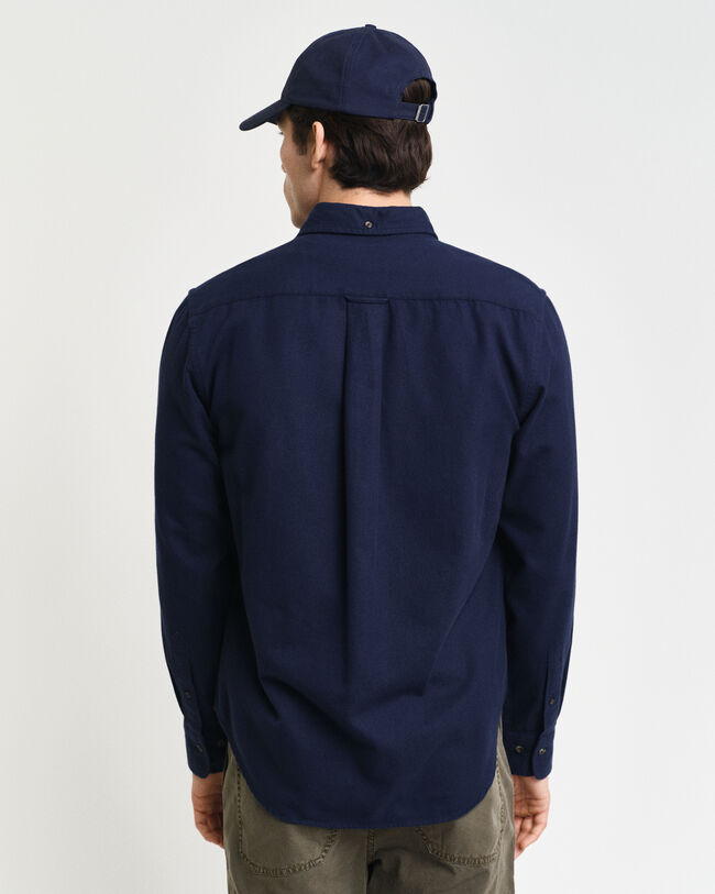 Regular Fit Flannel Herringbone Shirt