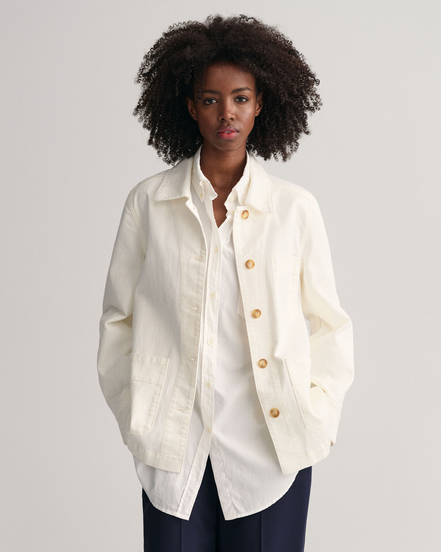 Twill Shirt Jacket