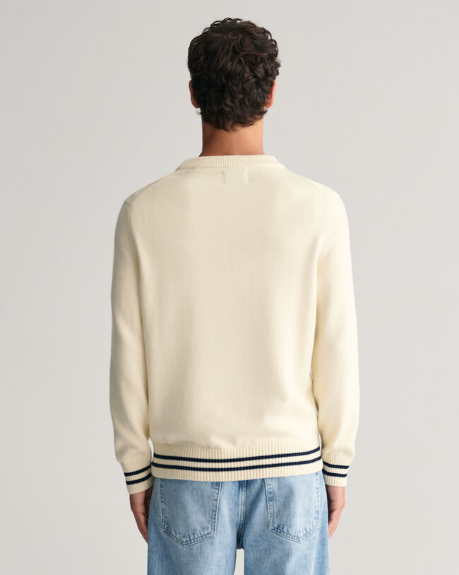 Collegiate Crew Neck Sweater
