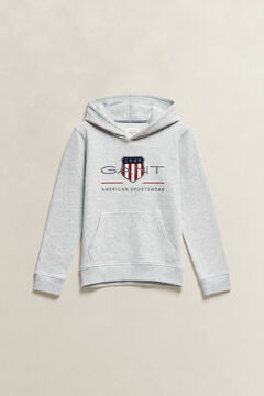 Teens Archive Shield Hoodie — GREY MELANGE 2