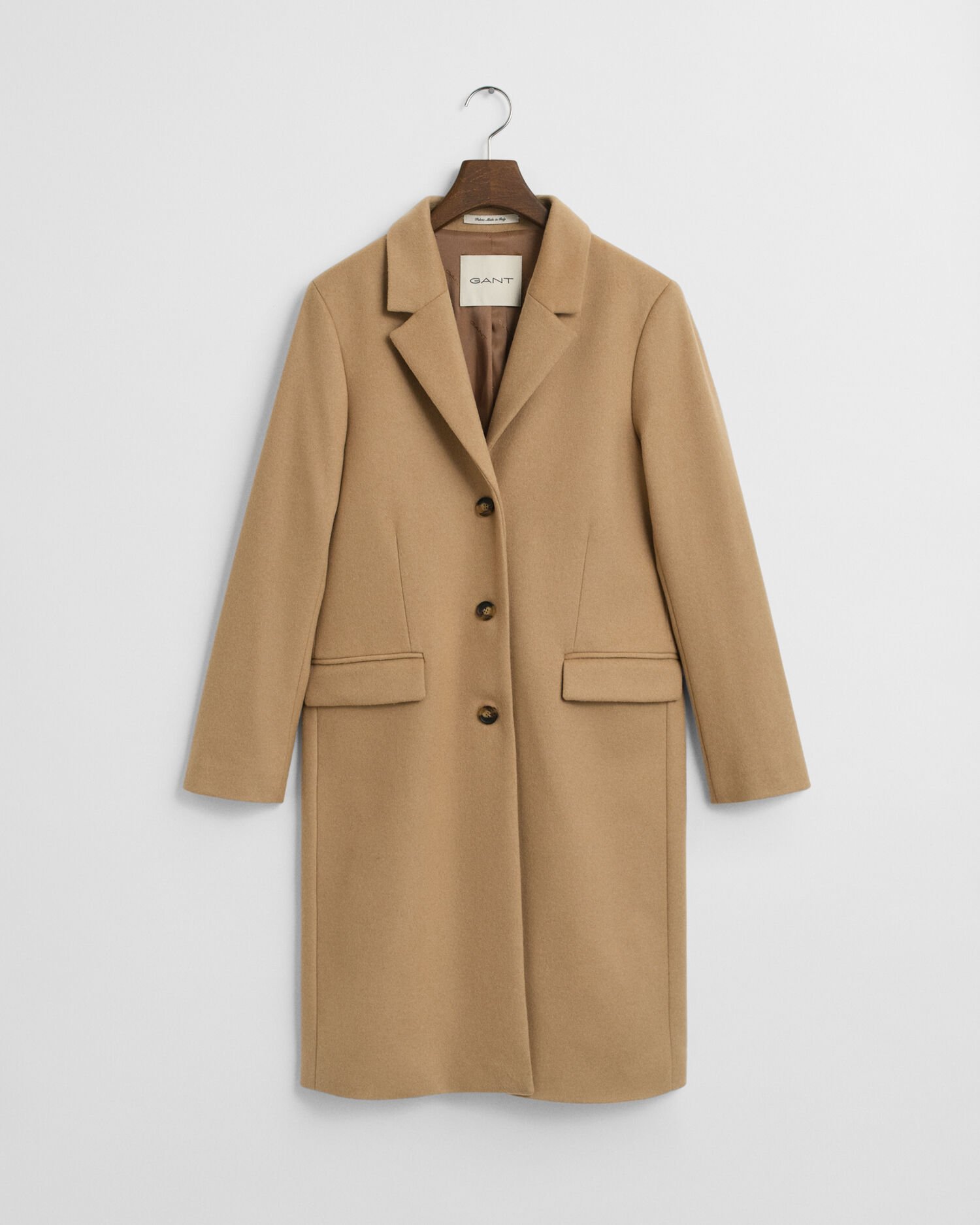 Classic Tailored Wool Blend Coat