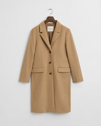 Classic Tailored Wool Blend Coat