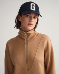 Half-Zip Sweat Dress