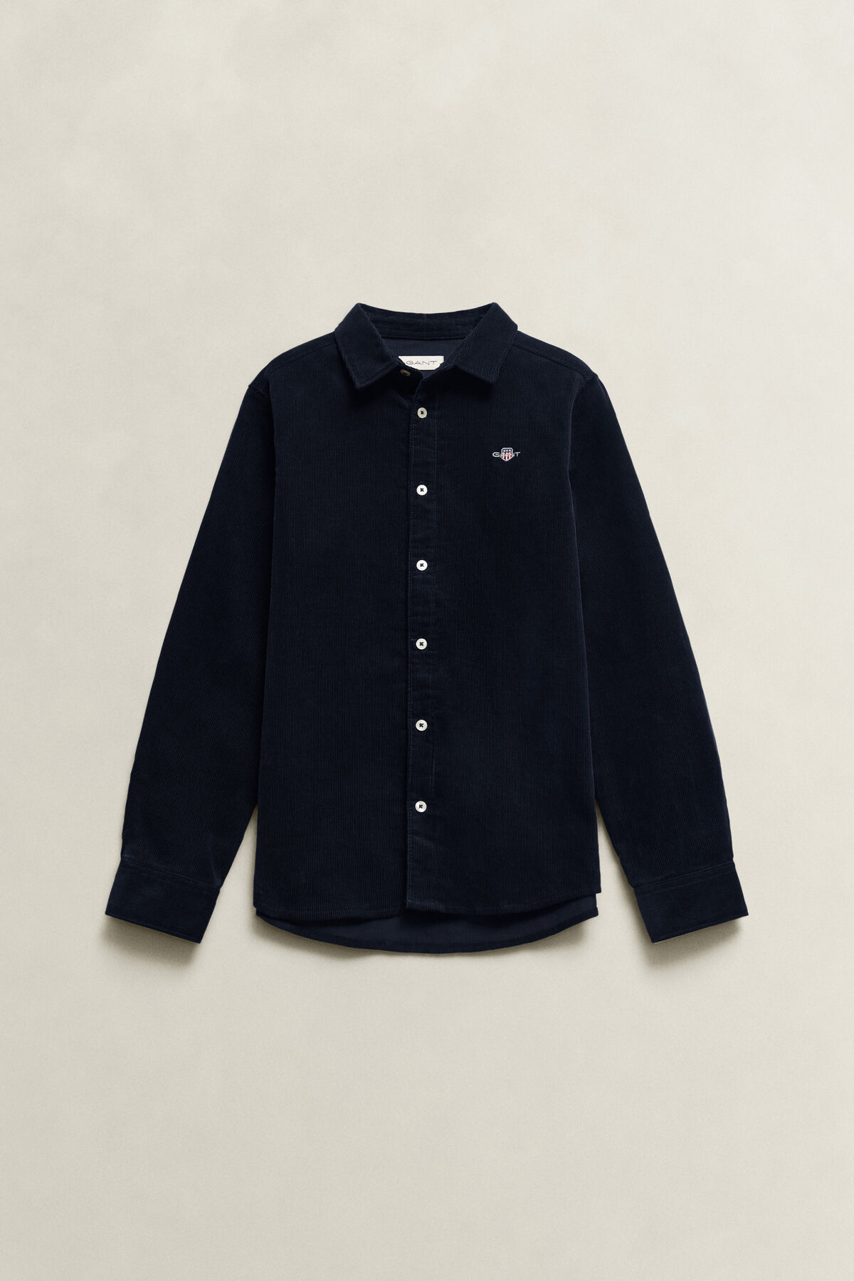 Teen Boys Corduroy Shirt — EVENING BLUE