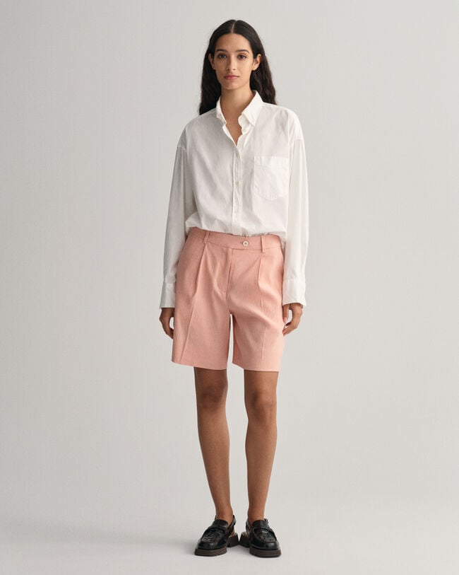 Stretch Linen Shorts