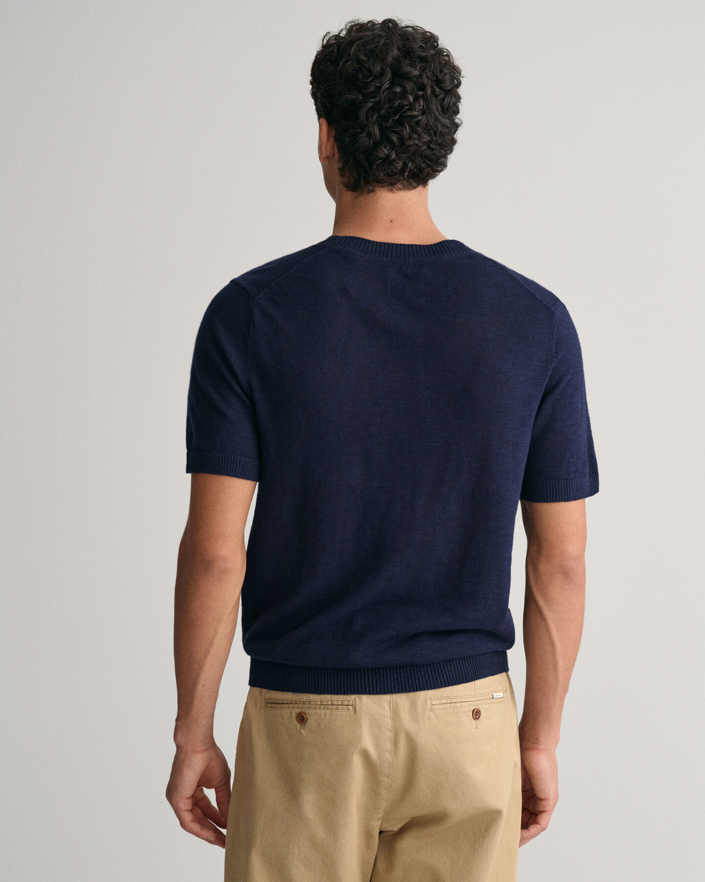 Knitted Cotton Linen T-Shirt