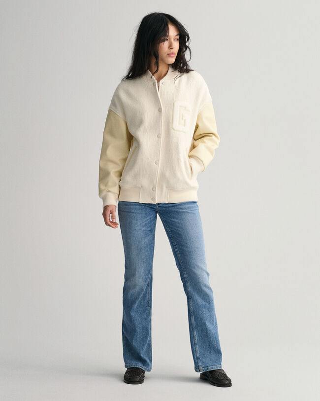 Bouclé GANT Varsity Jacket