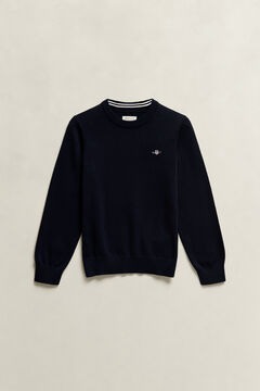 Teen Boys Shield Sweater — EVENING BLUE 2