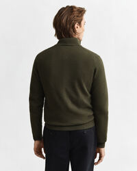 Superfine Lambswool Half-Zip Sweater