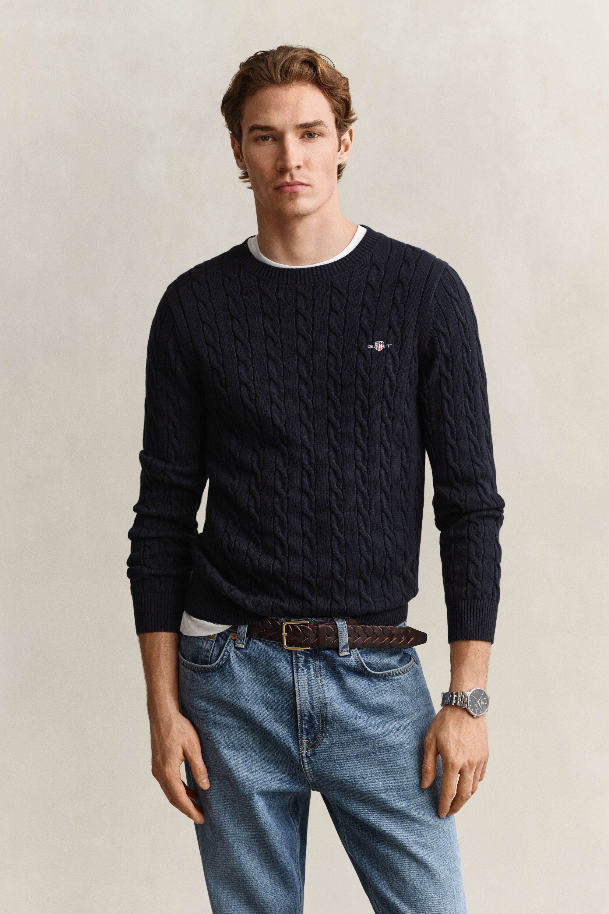 Classic Cable Knit Sweater