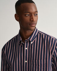 Relaxed Fit Dobby Stripe Shirt