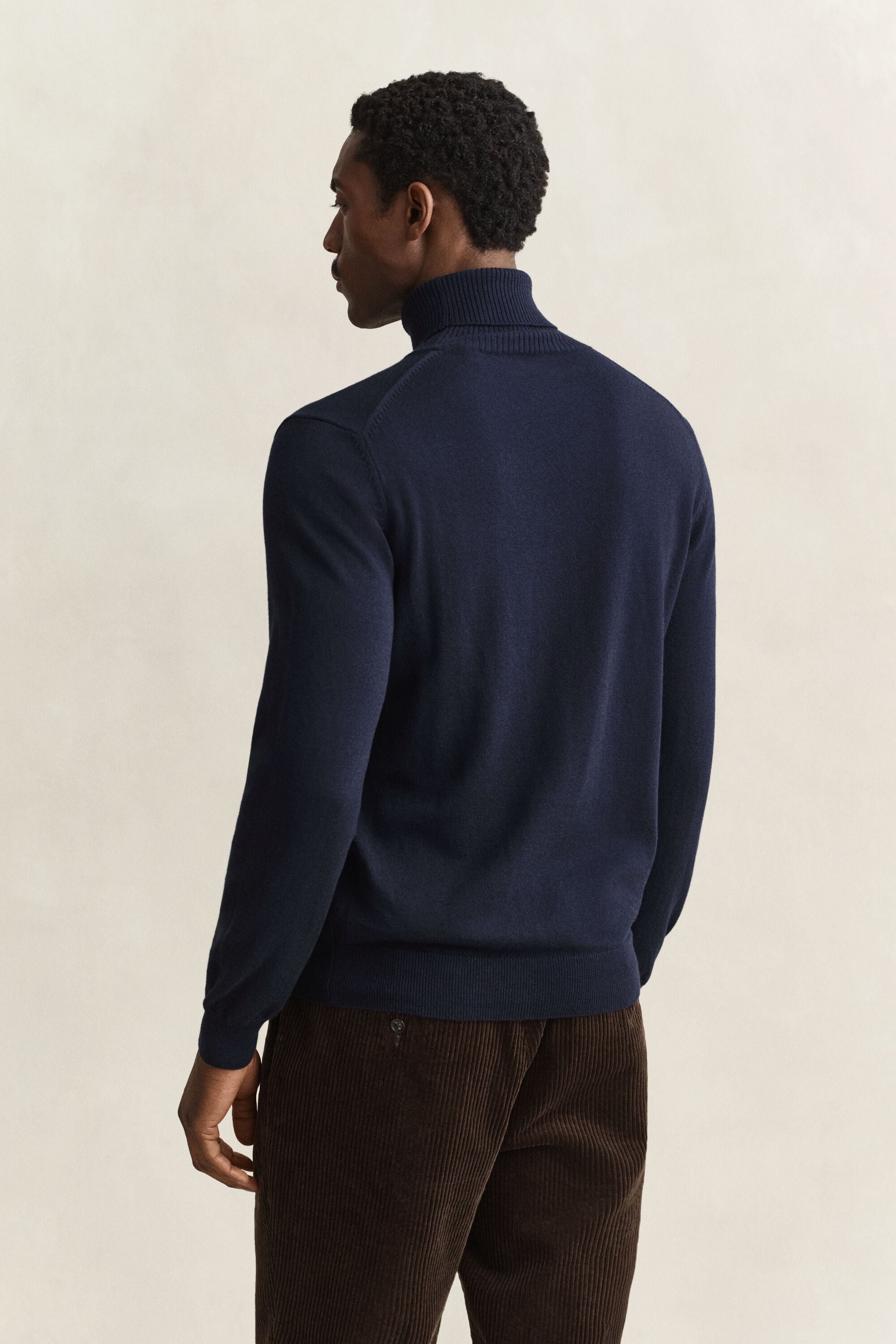 Cotton Wool Turtleneck Sweater
