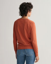 Light Cotton V-Neck Sweater