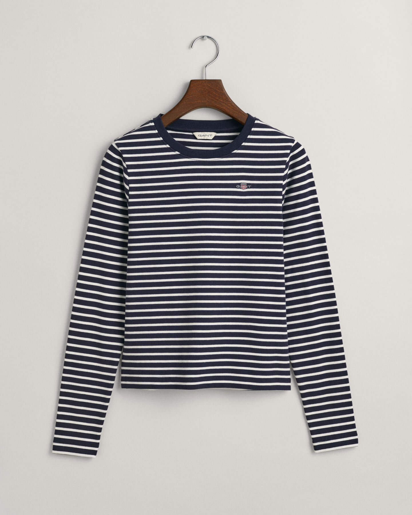 Teen Girls Shield Striped Rib Top