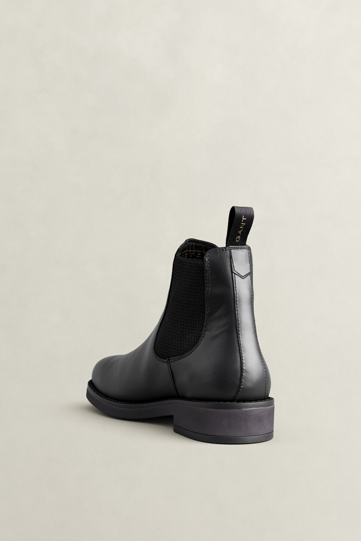 Prepdale Leather Chelsea Boots — BLACK
