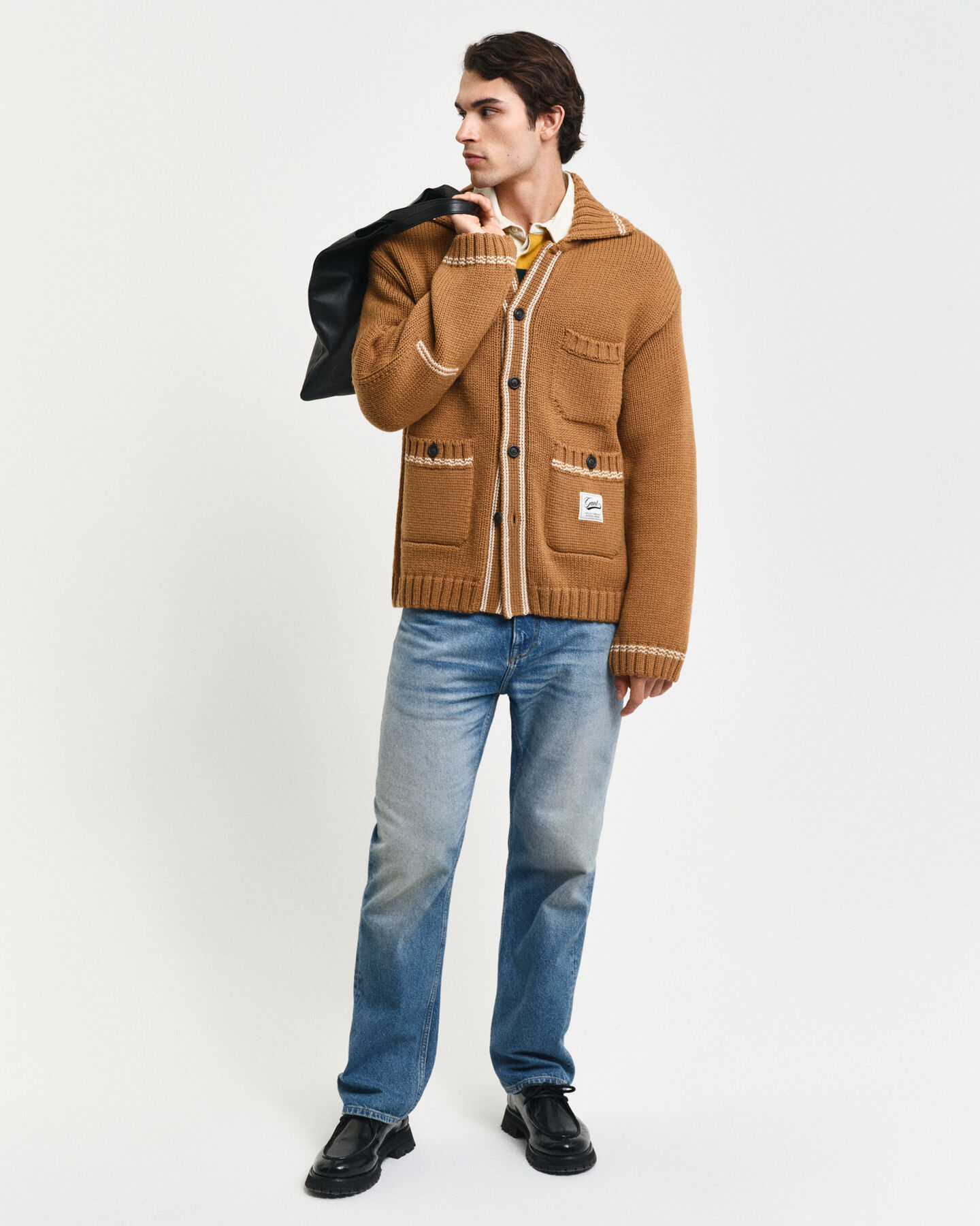 Buttoned Wool Cardigan