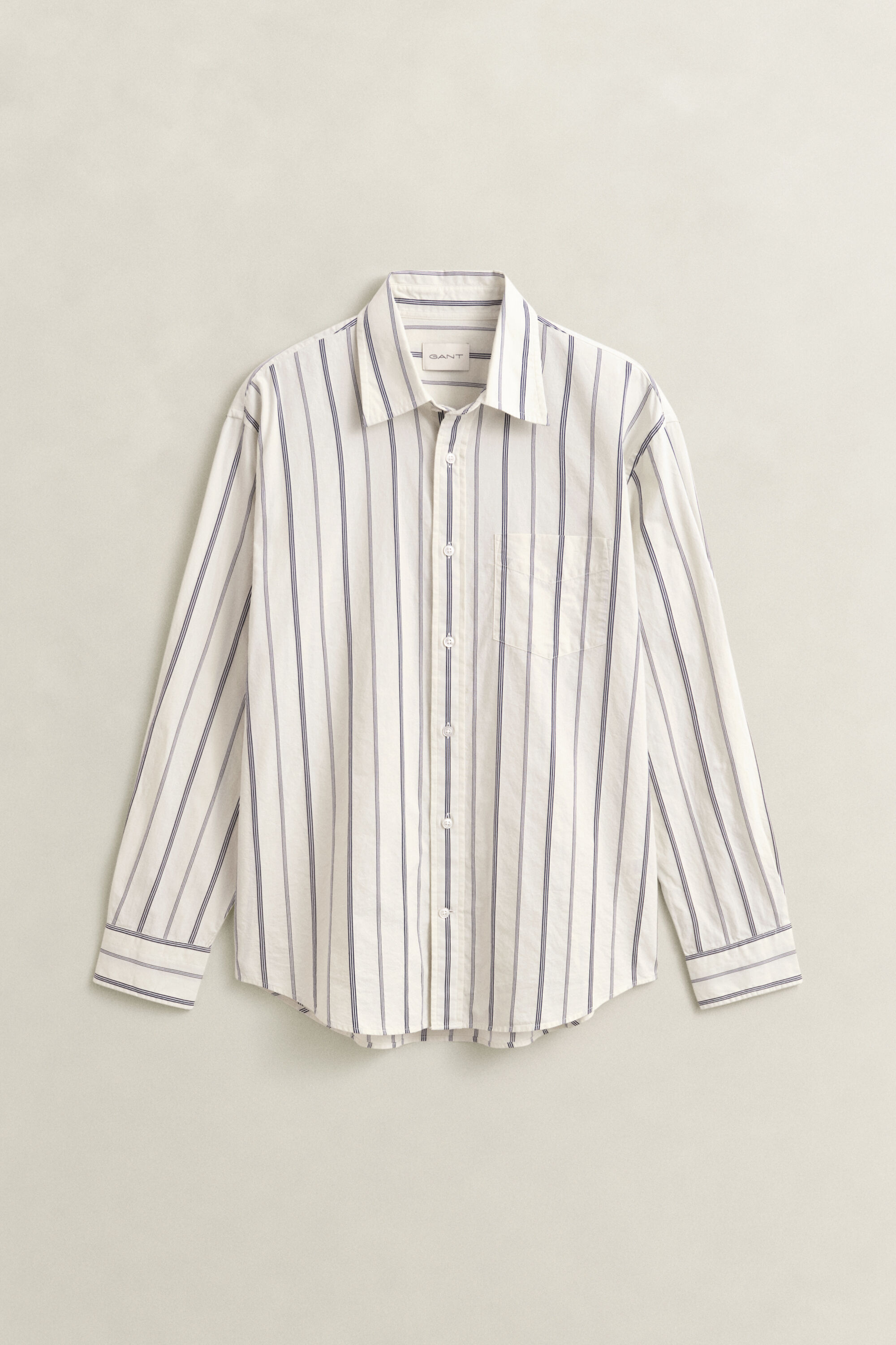 Relaxed Fit Dobby Striped Shirt