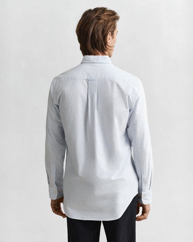 Regular Fit Banker Stripe Classic Oxford Shirt