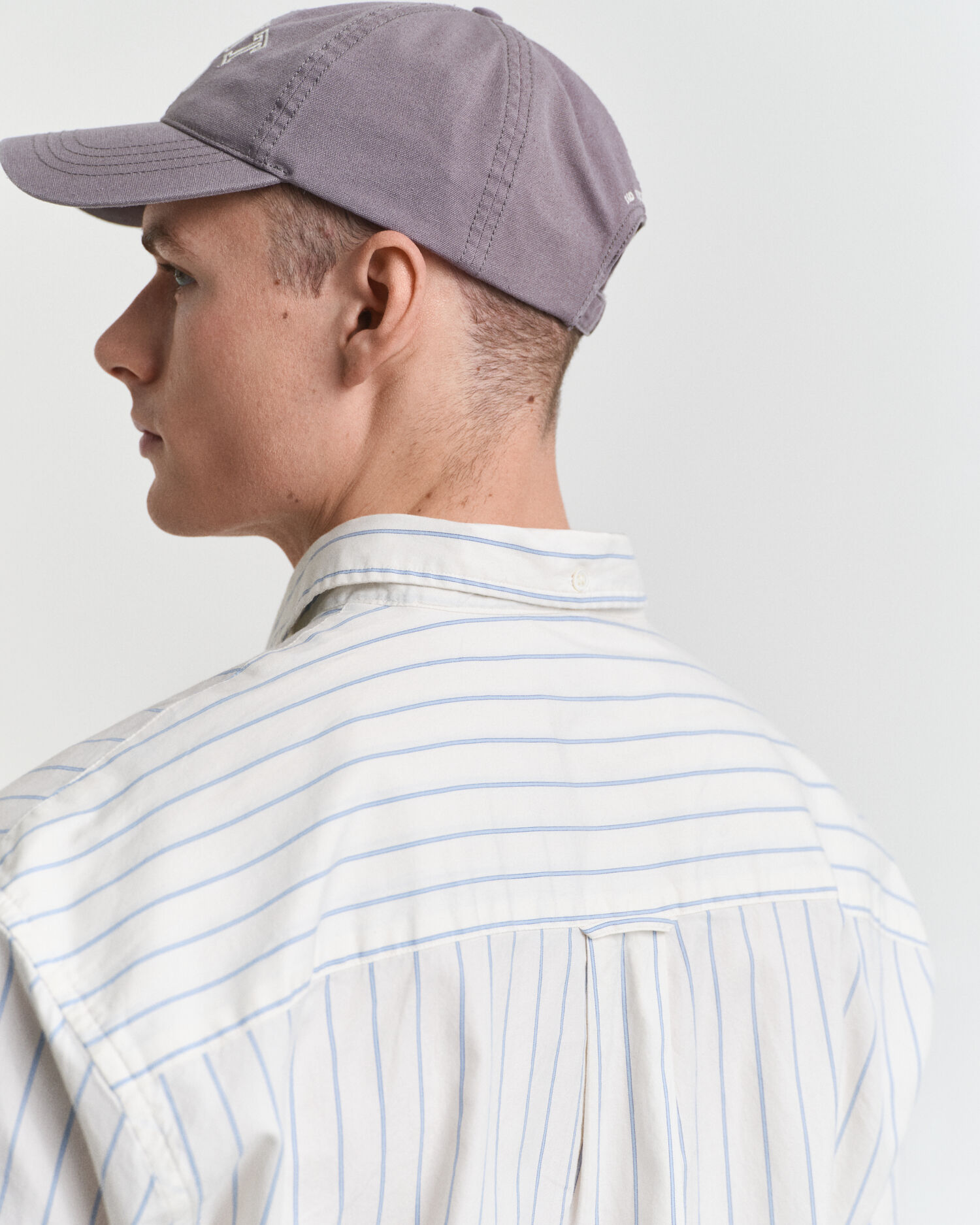 Relaxed Fit Striped Luxury Oxford Shirt