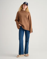 Ribbed Mock Neck Sweater