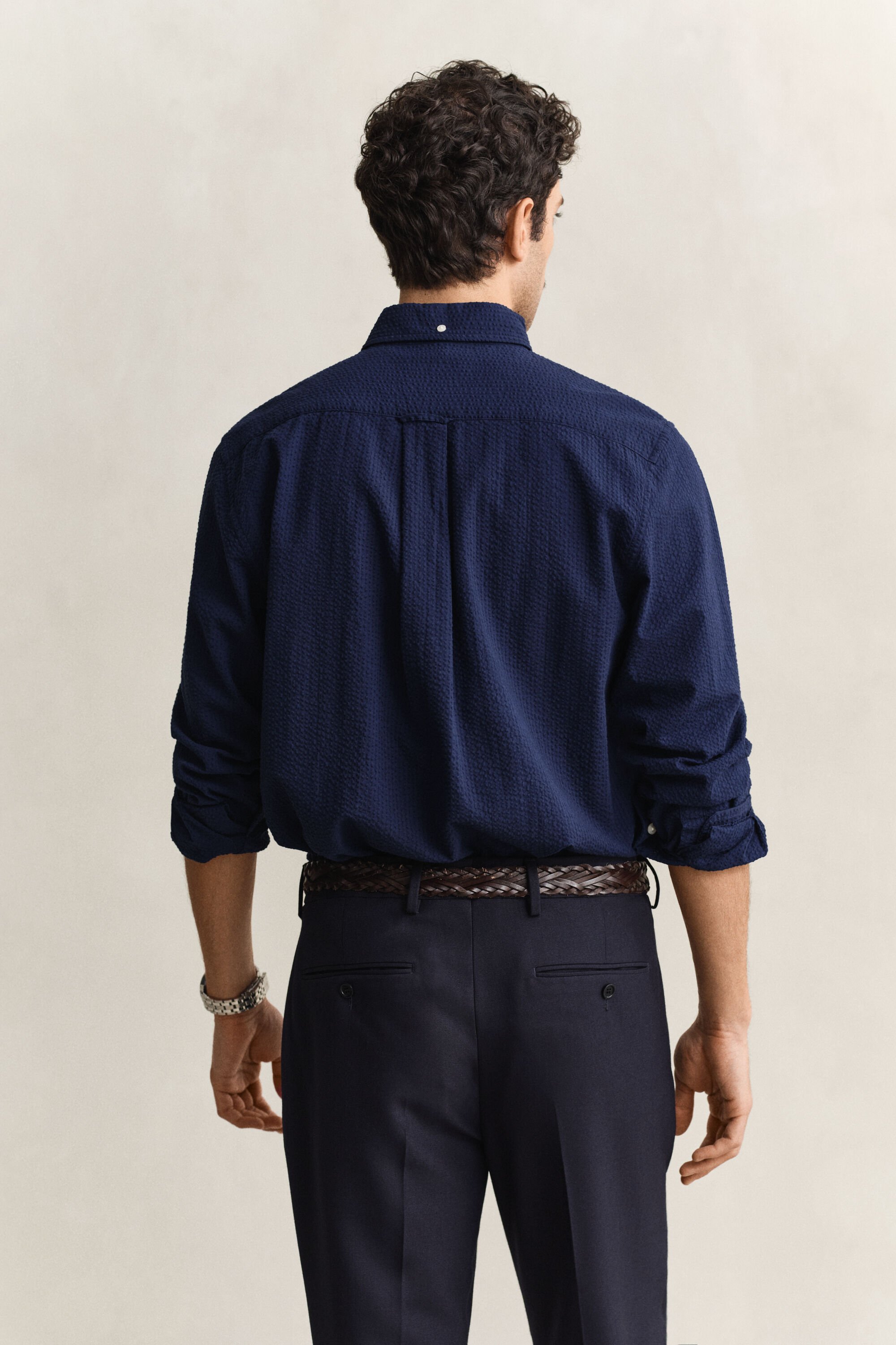 Regular Fit Seersucker Shirt