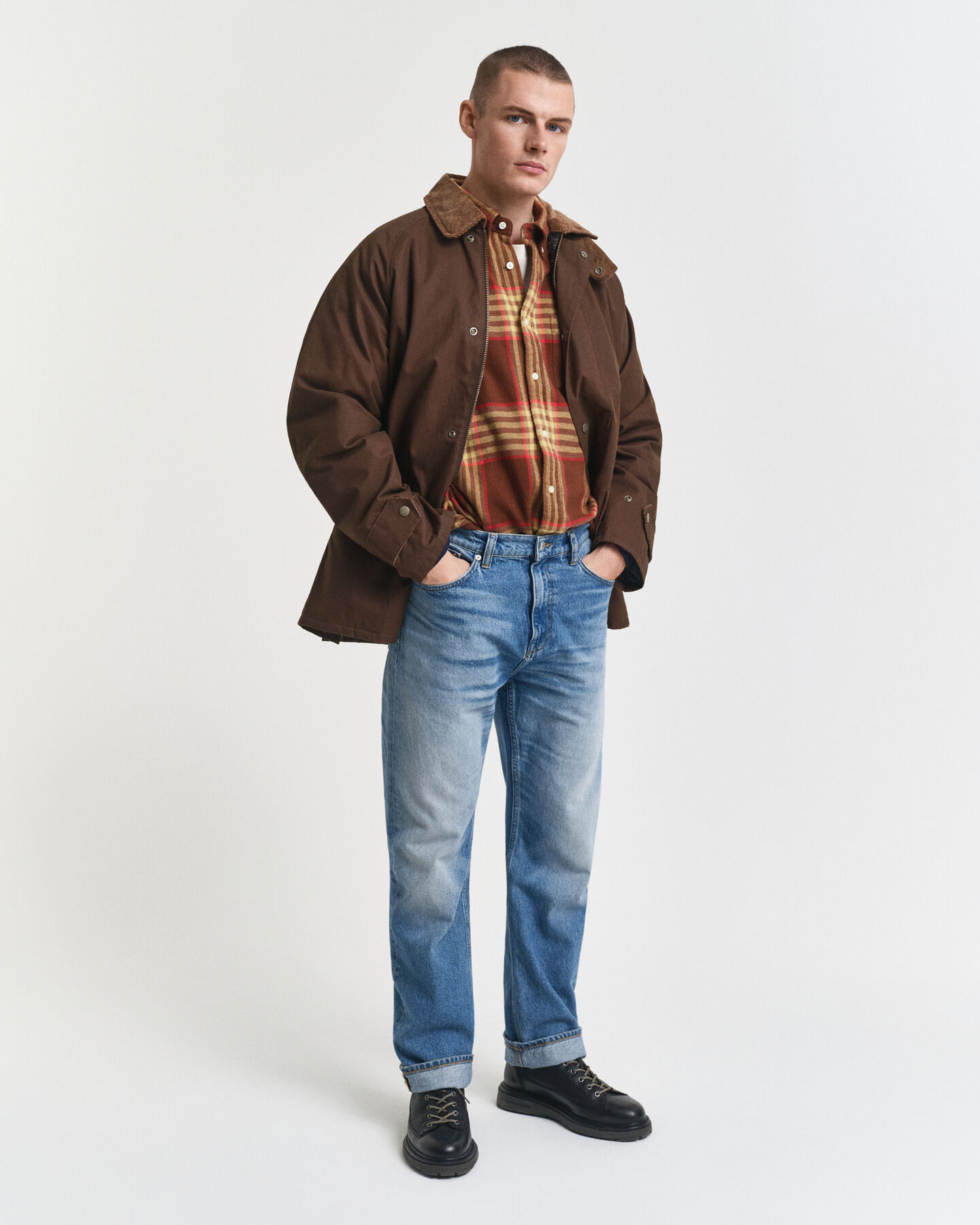 Oversized Flannel Twill Shirt