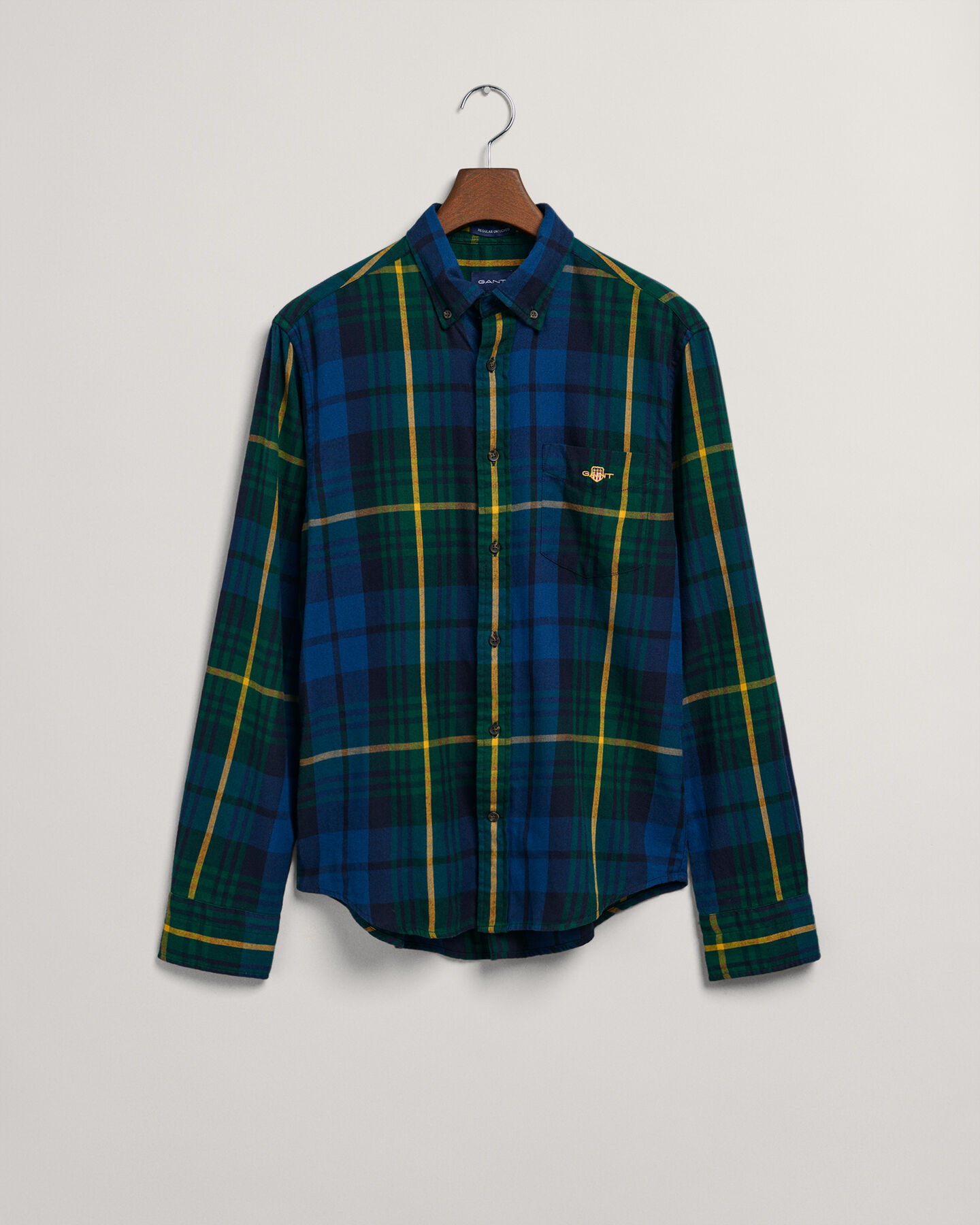 Regular Fit Plaid Flannel Shirt