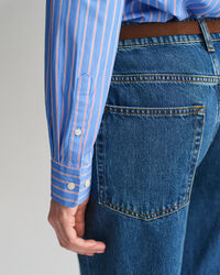 Regular Fit Classic Striped Poplin Shirt